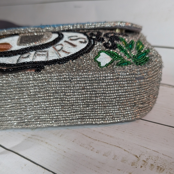 America & Beyond Express Elegant Beaded Paris Shoulder Bag - Picture 3 of 5